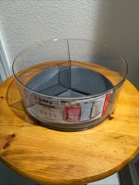 Lazy Susan 3-Section Rotating Organizer